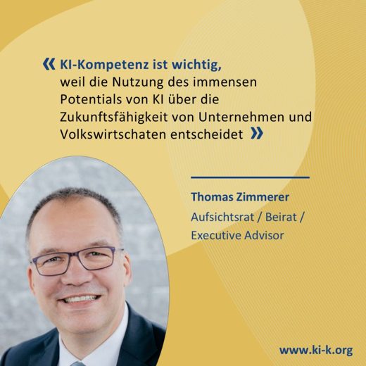 Kachel: KI-Kompetenz ist wichtig, weil … (Thomas Zimmerer)